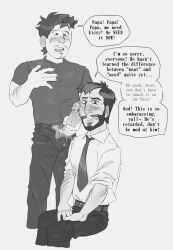 2boys adoptive_father adoptive_incest adoptive_son apologizing apologizing_to_viewer apology autistic bad_parenting black_and_white dialogue digital_drawing_(artwork) digital_media_(artwork) embarassed embarassed_male english english_text exhibitionism exhibitionist failed_father failed_parent father_(lore) father_and_son greying_facial_hair greying_hair greying_temples grimace humiliated humiliation inappropriate_behavior inappropriate_relationship indecent innocent innocent_expression innocent_look intellectual_disability learning_disability male male/male male_focus male_only mental_disability mentally_challenged mentally_deficient mr_shrink needing_help needing_to_cum needy older_male older_male_and_younger_male older_sub older_sub_younger_dom penis penis_against_cheek penis_against_face penis_on_face penis_out precum precum_drip precum_on_face public public_exposure public_humiliation public_indecency resisting_pleasure secretly_loves_it slapping_with_penis son_dom_father_sub sweating unintentional_exhibitionism younger_dom_older_sub younger_male
