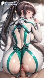 1boy 1girls 2026 ai_assisted ai_generated anime anus artist_name ass bed big_ass booty cock dick eve_(stellar_blade) explicit female_genitalia genitals goddess_of_victory:_nikke hi_res high_quality high_resolution highres long_hair love_making on_bed patreon patreon_username penetration penis pillow ponytail pussy sex sex_from_behind sexual_intercourse skypassion stable_diffusion stellar_blade straight torn_clothes uncensored_pussy uncensored_vagina vaginal_penetration watermark