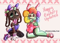 dandy's_world dandy_(dandy's_world) bassie_(dandy's_world) object_head bunnysuit