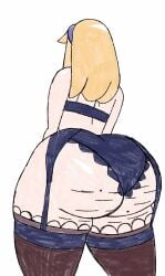 1girls 2d 2d_animation animated animated_gif ass ass_shake big_ass big_butt blonde_hair bra clothing deucetryart fat_ass female female_only garter_belt garter_straps huge_ass human human_only large_ass light-skinned_female light_skin lingerie long_hair mammal maria_robotnik panties solo solo_female solo_focus sonic_(series) sonic_the_hedgehog_(series) thick thick_ass thick_thighs thighhighs thighs twerk twerking wide_hips