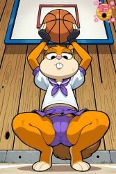 1anthro 1female 1furry 2d ai_generated animal_ears animal_nose anthro anthro_female anthro_only arms_up arms_up_over_head artist_logo ass ass_cheeks asscheeks bare_legs bare_thighs basketball bellybutton black_gloves bottomwear brown_body buckteeth bushy_tail butt_cheeks buttcheeks buttocks cameltoe closed_mouth clothed clothed_female clothes clothing dressed dressed_female english_text eyelashes feet female female_anthro female_only flat_chest flat_chested flat_chested_female fluffy_tail fully_clothed_female gloves high_res high_resolution highres holding_ball holding_basketball hunnyhive hunnyhive(artist) hunnyhivestudio hunnyhivestudios indoors legs_open looking_down mammal midriff midriff_baring_shirt midriff_exposed midriff_peek midriff_showing mouth_closed navel nickelodeon open_legs panties pantsu paw_feet paws pink_nose puffy_short_sleeves purple_bottomwear purple_clothing purple_panties purple_skirt purple_underwear pussy_visible_through_clothes pussy_visible_through_panties rodent rodent_humanoid sandy_cheeks schoolgirl_uniform shirt short_skirt short_sleeved_shirt short_sleeves skirt solo solo_anthro solo_female solo_furry spongebob_squarepants spongebob_squarepants_(series) squatting squatting_female squirrel squirrel_ears squirrel_humanoid squirrel_tail stomach sweat sweatdrop teeth teeth_showing teeth_visible thick_thighs thighs underwear upskirt upskirt_view vagina_visible_through_clothing vagina_visible_through_panties white_shirt