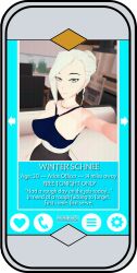 winter schnee from rwby by arrancon