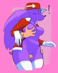breast_grab critatonic grabbing_from_behind pizza_tower snick_(pizza_tower) solo_female