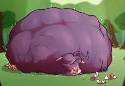 1female 1girls 2022 2d 2d_(artwork) 4pokemon absurd_res absurdres ambiguous_gender ambiguous_prey belly belly_bigger_than_body big_belly burping burping_up_pokeball cat charizard cheek_tuft dark_type digestion digital_media digital_media_(artwork) dragon_type eyelids felid feline felis female female_feral female_focus female_pred feral feral_female feral_pred fire_type flying_type fur furaffinity_link game_freak generation_1_pokemon generation_3_pokemon generation_5_pokemon green_eyes gyarados hi_res highres huge_belly hyper hyper_belly immobile larger_ambiguous larger_prey mammal mass_vore multiple_prey nintendo open_mouth pink_eyelids png pokeball pokeballs pokemon pokemon_(species) pokemon_pred pokemon_prey pred prey purple_body purple_fur purrloin salamence saliva smaller_female smaller_pred soft_vore solo_focus tachidomatte tail text tongue tongue_out tree trees ultra_ball under_belly vore water_type wide_hips