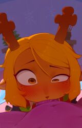 noelle holiday from deltarune by rabbitadvisory