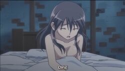 cap gertrud_barkhorn medium_breasts nipples strike_witches subtitled