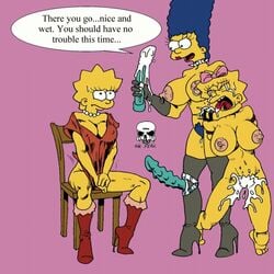 female female_only high_heel_boots high_heels human incest lisa_simpson maggie_simpson marge_simpson multiple_females multiple_girls nipples rape tagme the_fear the_simpsons yellow_body yuri