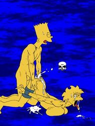 2004 alternate_breast_size ass ass_grab bart_simpson breast_suppress breasts brother_and_sister cum cum_explosion cum_inside cum_on_face cum_on_floor cum_pool cumdrip female fucked_silly huge_breasts human incest large_breasts lisa_simpson long_tongue maggie_simpson male open_mouth overflow perky_breasts rape restrained saliva small_ass straight sweat testicles the_fear the_simpsons tongue tongue_out