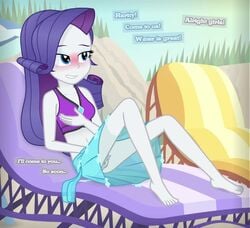 animated clothing equestria_girls hasbro masturbation my_little_pony randomtriples rarity_(eg) skirt video