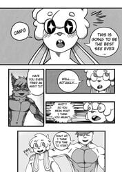 anthro bunny_ears comic dialogue fzst male_only penis