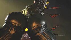 1boy 1girls 3d animated ass background_noise big_ass big_penis female female_moaning male moaning mslewd oberon_(warframe) oil oiled penetration rule_63 sex_sounds short_video sound source_filmmaker straight uncensored unseen_male_face video warframe watermark