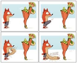 1boy 1girls 2019 :| ami_bandicoot animal_ears anthro ass bent_over bent_penis big_ass big_breasts big_bulge big_penis breasts brown_fur bulge bursting_penis cheerleader_uniform clothing crash_(series) crash_bandicoot crop_top derp devil_hs erection exposed_penis female footwear full_body getting_erect glans half-erect half-mast handwear heels height_difference horny huge_cock humor hyper_penis larger_female long_penis looking_at_ass male miniskirt motion_lines orange_fur panels penis penis_on_ground penis_out penis_through_fly perky_breasts pleated_skirt poker_face presenting_hindquarters presenting_panties red_sneakers retracted_foreskin round_ass rugged_penis seductive semi-erect short_skirt short_tail signature size_difference skimpy skirt small_but_hung smaller_male sneakers sound_effect stiletto_heels swinging_penis tan_fur thick_foreskin thick_penis toony top_heavy_penis topless uncut underboob upskirt vein veiny_penis video_games wardrobe_malfunction