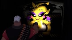 3d five_nights_at_freddy's heavy_(team_fortress_2) heavy_weapons_guy larger_female palpatinedewit size_difference smaller_male tagme team_fortress_2 toy_chica_(eroticphobia) toy_chica_(fnaf) vent