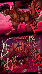 1girls abs andava ass berserk black_hair breasts clenched_teeth dark-skinned_female dark_skin defeated female female_guts functionally_nude guts_(berserk) human large_breasts mostly_nude muscular_female nipples open_mouth purple_thong pussy rape rule_63 short_hair tentacle tentacle_rape tentacle_sex tentacles thong thong_aside thong_only tomboy vaginal vaginal_sex