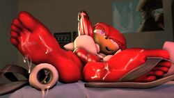 16:9 1boy 2019 3d 3d_(artwork) 5_toes animated anthro balls barefoot big_balls big_penis bodily_fluids clothing cum cum_everywhere cum_on_clothing cum_on_feet cum_on_penis cum_string digital_media_(artwork) echidna erection feet foot_fetish foot_focus footwear furry genital_fluids gloves handjob handwear humanoid_feet humanoid_penis knuckles_the_echidna male male_only mammal masturbation messy monotreme mp4 naked no_sound nude open_mouth orgasm penile penile_masturbation penis purple_eyes red_balls red_penis rtzero sex soles solo solo_male sonic_(series) source_filmmaker toes tongue tongue_out video video_games