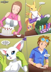 1boy 2019 3girls ^_^ anal_beads anthro areola bare_arms bare_shoulders bbmbbf big_breasts birthday birthday_cake birthday_party bisexual blush breasts bridal_gauntlets brown_hair cake canine chest_tuft closed_eyes clothing comic confetti crying curious detailed_background dickgirl digihentai digimon digimon_adventure_02 digimon_tamers dildo dog_tags door elbow_gloves english_text erect_nipples eyewear feline female fingerless_gloves food fox fur furry gatomon gloves goggles grin hair half-closed_eyes handcuffs happy happy_birthday happy_birthday_rika happy_birthday_rika_2 huge_breasts human indoors intersex inviting jewelry kari_kamiya legs lips long_hair looking_at_another looking_back looking_pleasured love male mammal multicolored_fur multiple_girls mutual_yuri navel neck neck_tuft necklace nipples palcomix palcomix_vip panel pants party phone phone_call red_hair renamon seductive sex_toy sex_toys shackles shirt short_hair smile standing straight strap-on strawberry surprise tagme takato_matsuki tank_top tears text threesome treasure_chest two_tone_fur uncensored uncut vibrator vibrator_cord whipped_cream whiskers white_fur writing yellow_fur yuri