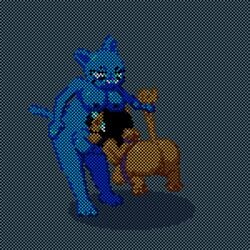 1:1 2019 animated anthro anthro_on_anthro anthro_penetrated anthro_penetrating anthro_penetrating_anthro anus ass ass_expansion balls balls_deep big_butt black_hair blue_background blue_fur blue_nipples bodily_fluids bondage bouncing_breasts bound breasts brown_fur brown_nipples butt_expansion cartoon_network cat clenched_teeth cum cum_in_ass cum_in_mouth cum_in_throat cum_inflated_butt cum_inflation cum_inside cum_leaking cum_on_feet cum_on_ground cum_splatter cum_through cute deepthroat diadem digital_media_(artwork) domestic_cat excessive_cum felid feline felis female female_penetrated forced fringe fur futanari genital_fluids glistening glistening_breasts glistening_butt green_eyes hair huge_butt hyper_ass inflation intersex intersex/female intersex_penetrating kitty_katswell leaking_cum legs_past_torso_bondage lifted_by_tail living_sex_toy mammal nickelodeon nicole_watterson nipples open_mouth oral oral_penetration orgasm orgasm_face penetration pixel_art pussy restrained rule_63 sex simple_background t.u.f.f._puppy tail_grab tail_grab_blowjob tail_pull teeth the_amazing_world_of_gumball throat_fuck thrusting_into_mouth toilet_man torso_and_legs_bondage