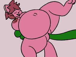 animated anthro belly big_breasts breasts female inflation j5furry penetration pregnant pussy tentacle vaginal_penetration