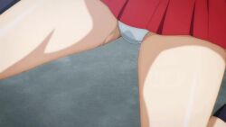 embarrassed ikkitousen panty_wetting peeing peeing_on_floor peeing_panties peeing_self relieved sonken_chuubou urine urine_stream watermelon wetting wetting_self