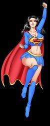 1girls black_hair brown_eyes dc harem_heroes rule_63 superheroine superman_(series) superwoman tagme