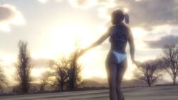 3d 3dcg absurd_res ass ass_focus back_tattoo back_view bare_shoulders chain_necklace dancing female_only game_cg grand_theft_auto grand_theft_auto_online gta_online_female_character heavenly_ass highres jadumthelegendary oblivious_sexualization ponytail rockstar_editor skull_necklace solo_female source_request strutting tomboyish unbothered white_bikini white_hair