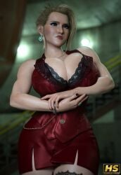 scarlet (ffvii) from final fantasy by hagiwara studio
