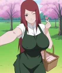 kushina_uzumaki uzumaki_kushina naruto_(series) busty big_breasts large_breasts huge_breasts ass fat_ass big_ass large_ass huge_ass butt big_butt voluptuous curvy female female_only waist hips wide_hips legs cute thick_thighs thick_ass narrow_waist slim_waist aindroidparanoid ai_generated tagme 1girls breasts hi_res human hair