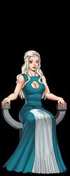 blue_eyes boob_window daenerys_targaryen female game_of_thrones harem_heroes white_hair