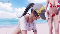1boy 3d 3d_animation 4girls aerith_gainsborough animated beach beach_background beach_ball big_breasts bikini bikini_top_only brown_hair casual clothing comedy cowgirl_position cpr dancing female final_fantasy_vii final_fantasy_vii_remake getting_erect girl_on_top helmet human jessie_rasberry jiggling_breasts lifeguard lifeguard_chair lifeguard_tower light-skinned_female light-skinned_male light_skin light_skinned_female magicalmysticva male medium_breasts multiple_girls nude_male outside pale-skinned_female pale_skin pixiewillow pleasedbyviolet ponytail public scene_reference short_hair singing sound swimsuit swimwear talking talking_to_another tifa_lockhart tifa_lockhart_(lifeguard) tomboy unconscious_male vagina vaginal vaginal_penetration vatiwah video voice voice_acted yuffie_kisaragi