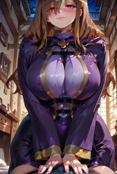 1boy 1girls ai_generated ass asshole big_breasts body breast_grab breasts breasts_bigger_than_head breasts_out duo family farm female house konosuba light-skinned_female light-skinned_male little_boy little_penis male milf milf-master milf_body milfs mommy night penis penis_in_pussy pussy wiz_(konosuba)