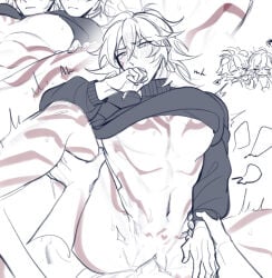 2boys cuntboy gay honkai:_star_rail male male_only mydei_(honkai:_star_rail) phaidei_(honkai:_star_rail) phainon_(honkai:_star_rail) shirt_up vaginal_penetration yaoi