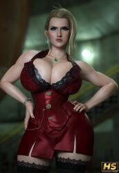 scarlet (ffvii) from final fantasy by hagiwara studio