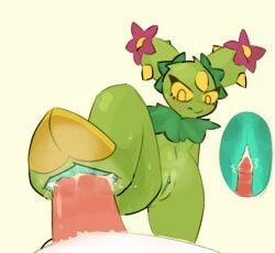 ambiguous_fluids anthro bodily_fluids cactus cactus_creature clusterful cum duo elemental_creature erection feet female flora_fauna flower foot_fetish foot_penetration foot_play foot_pussy footjob generation_5_pokemon genital_fluids genitals hi_res internal male male/female maractus nintendo orgasm penetration penile penis plant pokemon pokemon_(species) sex spikes sweat vulva yellow_eyes