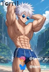 1boy abs ahe_gao ahegao_face ai_generated balls biceps big_balls big_cock big_penis blush cum cum_drip cum_dripping cum_dripping_from_penis cum_load cum_on_abs cum_on_body cum_on_muscles cum_on_self cumming cumming_on_self cumshot drool drool_on_face drooling ejaculating ejaculating_cum ejaculation erection excessive_cum fapping feeling_pleasured horny horny_face horny_male huge_balls huge_cock jerking_off jerkingoff lying_on_back male male_focus male_masturbation male_nipples male_only masturbate masturbation muscle_veins muscles muscular muscular_arms muscular_body muscular_legs muscular_thighs naked naked_male nipples nude nude_male one-handed_masturbation open_legs open_mouth orgasm orgasm_face pecs penis pleasure pleasure_face pleasured pleasured_face ripped_abs room seductive seductive_eyes seductive_look seductive_pose seductive_smile short_hair sitting sitting_down six_packs smile solo solo_focus solo_male sweating sweaty teenager testicles thighs tongue tongue_out torri1 uncensored uncensored_penis veins veins_on_dick veiny veiny_arms veiny_muscles veiny_penis yaoi large_pectorals satoru_gojo jujutsu_kaisen white hair short spiked blue eyes colored eyelashes sunglasses between