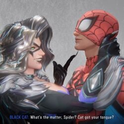 1boy 1boy1girl 1girl1boy 1girls 2026 3d 3d_(artwork) alternate_version_available big_breasts black_cat_(marvel) black_cat_(marvel_rivals) black_lipstick bodysuit breasts bursting_breasts choker claws collar couple couple_(romantic) couple_love couples domino_mask eyemask felicia_hardy female green_eyes huge_breasts large_breasts light-skin light-skinned_female light-skinned_male light_skin looking_at_partner love lovers male marvel marvel_comics marvel_rivals mask masked masked_female masked_male massive_breasts peter_parker romantic romantic_couple seductive seductive_look skin_tight smile smiling smiling_at_partner spider-man spider-man_(marvel_rivals) spider-man_(series) superhero superhero_couple superheroine text thick_breasts tight_clothes tight_clothing voluptuous voluptuous_female white_fur white_hair wingsoffrdm
