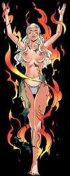 blue_eyes daenerys_targaryen female fire game_of_thrones harem_heroes white_hair