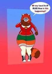frisk_lk inflation blueberry_inflation bao_azalea breasts big_breasts huge_breasts cleavage thick_thighs wide_hips tagme