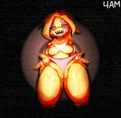 toy chica (fnaf) from five nights at freddy's by jaynatorburudragon
