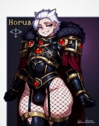horus from warhammer 40k by noctzurn