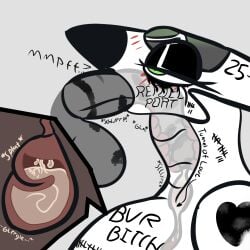 aeromorph aircraft airplane anthro balls big_breasts bodily_fluids body_writing breasts bust_portrait cum cum_in_mouth cum_in_stomach cum_in_throat cum_inside cutaway deep_throat disembodied_penis drinking drinking_cum duo ejaculation fellatio female genital_fluids genitals graffiti_on_body hi_res internal jet lipstick_on_balls lipstick_on_penis lipstick_ring living_aircraft living_machine living_vehicle machine makeup mascara mature_female nude nude_female oral oral_penetration organs penetration penile penis pink_insides portrait rumbling_stomach running_makeup running_mascara sex side_view stomach tally_marks text text_on_body vehicle