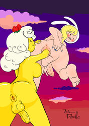 2futas adventure_time anal anal_fisting anus areolae ass backsack balls breakfast_princess breasts cartoon_network cock-tail curvy elbow_deep erect_nipples erection fionna_the_human_girl fisting foreskin futa_on_futa futa_only futa_sans_pussy futanari futanari_penetrated futanari_penetrating huge_breasts intersex large_ass large_breasts luludeville nipples nude penis strawberry wide_hips