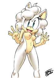 anthro argento blue_eyes breasts eulipotyphlan fan_character female fur furry furry_only hedgehog innie_pussy looking_at_viewer mammal naked nipples nude pussy solo sonic_(series) sophie_(argento)