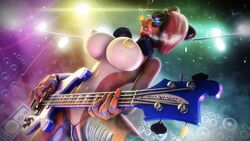 16:9 2019 3d animatronic bass_guitar big_breasts bikini bikini_bottom blue_eyes breasts casual cigar clothing detailed_background doctorpurple2000 eyewear female fingers five_nights_at_freddy's five_nights_at_freddy's_2 freddy_(fnaf) frederika_(fnaf) guitar hair headphones machine mammal musical_instrument nipples piercing playing_instrument rickenbacker_4001 robot rockstar smoking solo source_filmmaker speaker stage sunglasses swimwear toy_freddy_(fnaf) ursid video_games