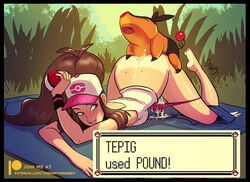 1boy 1girls 1pokemon 2d all_fours ambiguous_penetration ass ass_up barefoot baseball_cap bent_legs big_ass blue_eyes blush bodily_fluids bottom_up_top_down bottomless breasts brown_hair cap clothed clothing color cum cum_drip cum_in_panties cum_inside cum_leaking cum_pool cum_puddle doggy_style dripping duo excessive_cum female female_human female_on_feral female_protagonist femsub feral feral_penetrating feral_penetrating_human from_behind from_behind_position gameplay_mechanics genital_fluids hat hilda_(pokemon) hourglass_figure hud human human_on_feral human_penetrated interspecies larger_female lipstick liza_(pokémon) long_hair looking_pleasured loving_it male male_penetrating male_pokemon male_pokemon/female_human maledom mammal narrow_waist narrowed_eyes nintendo open_mouth orgasm_face panties panties_around_legs panties_down patreon penetration pink_lips pink_lipstick pink_panties pokémon pokémon_(species) poképhilia pokemon pokemon_battle pokemon_bw pokemon_move pokephilia pound_(pokemon_move) sex shirt shirt_up shorts_around_one_leg size_difference skinny smaller_male smile spread_legs straight suid suina sus_(pig) tanline teenager tepig text thedirtymonkey thick_thighs top-down_bottom-up url user_interface video_games watermark white_shirt wide_hips zoophilia