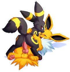 eeveelution from nintendo by hioshiru