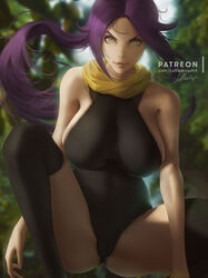 shihouin yoruichi from bleach by lolliedrop