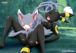 anthro anus breasts butt duo eeveelution furry glameow licking_pussy oral pokémon_(species) pokemon pokepornlive pussy pussy_juice umbreon yuri