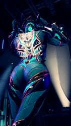 1girls ass ass_focus back_view big_ass captura from_behind low-angle_view rass solo solo_female tagme thighs valkyr_(warframe) warframe