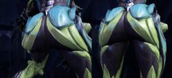 2girls ass ass_to_ass female female_only ivara_(warframe) warframe