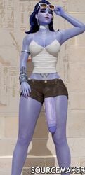 1futa 3d alternate_costume blender breasts casual casual_erection casual_exposure casual_nudity cleavage clothing cote_d'azur_widowmaker curvy dark-skinned_futanari egypt erect_nipples erection eyewear futa_only futa_sans_balls futanari hieroglyphics huge_cock human hyper hyper_penis intersex large_breasts looking_at_viewer nipple_bulge nipples overwatch pale_skin penis penis_out penis_through_leghole penis_to_the_knees realistic solo solo_futa sourcemaker wide_hips widowmaker